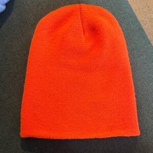 Urban Outfitters Bold Orange Knit Hat